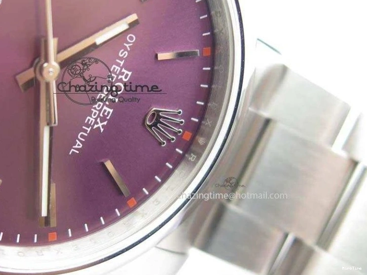 MiroTime 0509 Thermal Oyster Perpetual 39mm 114300 JF 1:1 Best Edition Grape Dial On SS Bracelet SA 3792